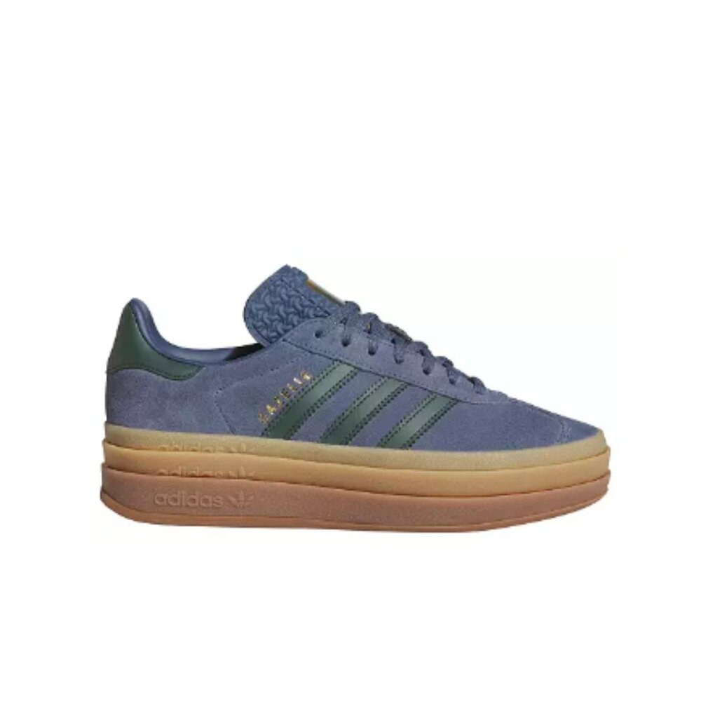 EUC adidas Blue and Green gazelle women’s 7.5